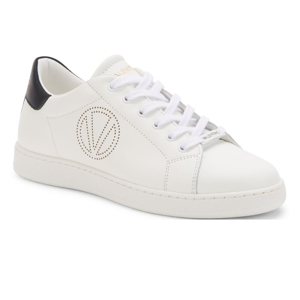 NIB VALENTINO ​​Eagle Leather Low Top Sneakers SIZE 8